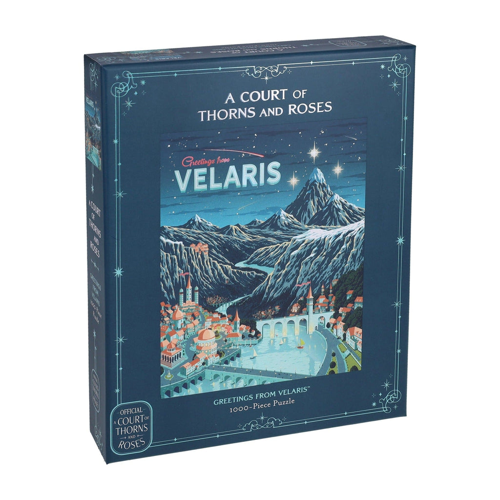 A Court of Thorns and Roses Official Greetings from Velaris 1000 Piece Jigsaw Puzzle Chronicle Books Toys & Games - Puzzles & Games - Jigsaw Puzzles