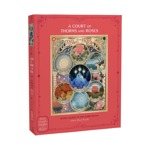 A Court of Thorns and Roses Official Seven Courts of the Faerie Realm 1000 Piece Jigsaw Puzzle Chronicle Books Toys & Games - Puzzles & Games - Jigsaw Puzzles
