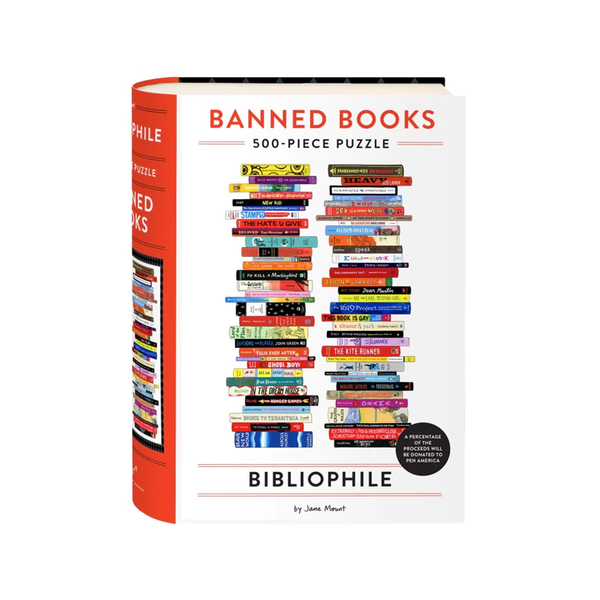 Bibliophile Banned Books 500 Piece Jigsaw Puzzle Chronicle Books Toys & Games - Puzzles & Games - Jigsaw Puzzles