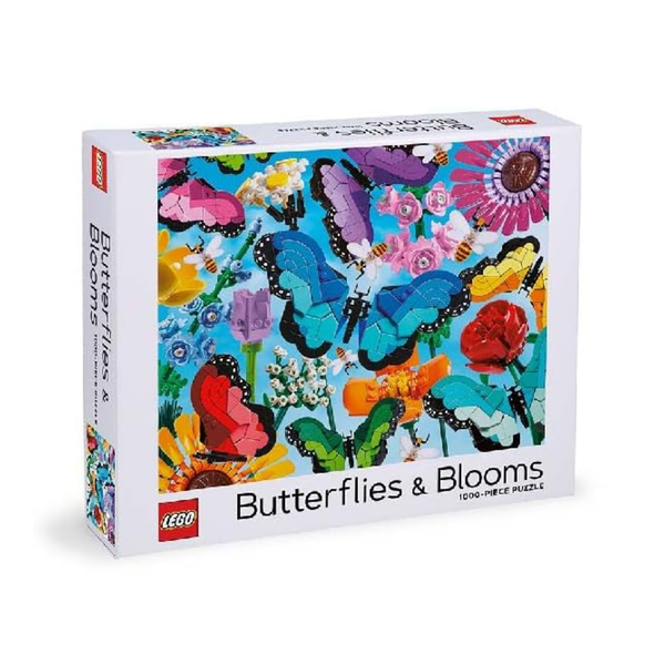 LEGO Butterflies And Blooms 1000 Piece Jigsaw Puzzle Chronicle Books Toys & Games - Puzzles & Games - Jigsaw Puzzles