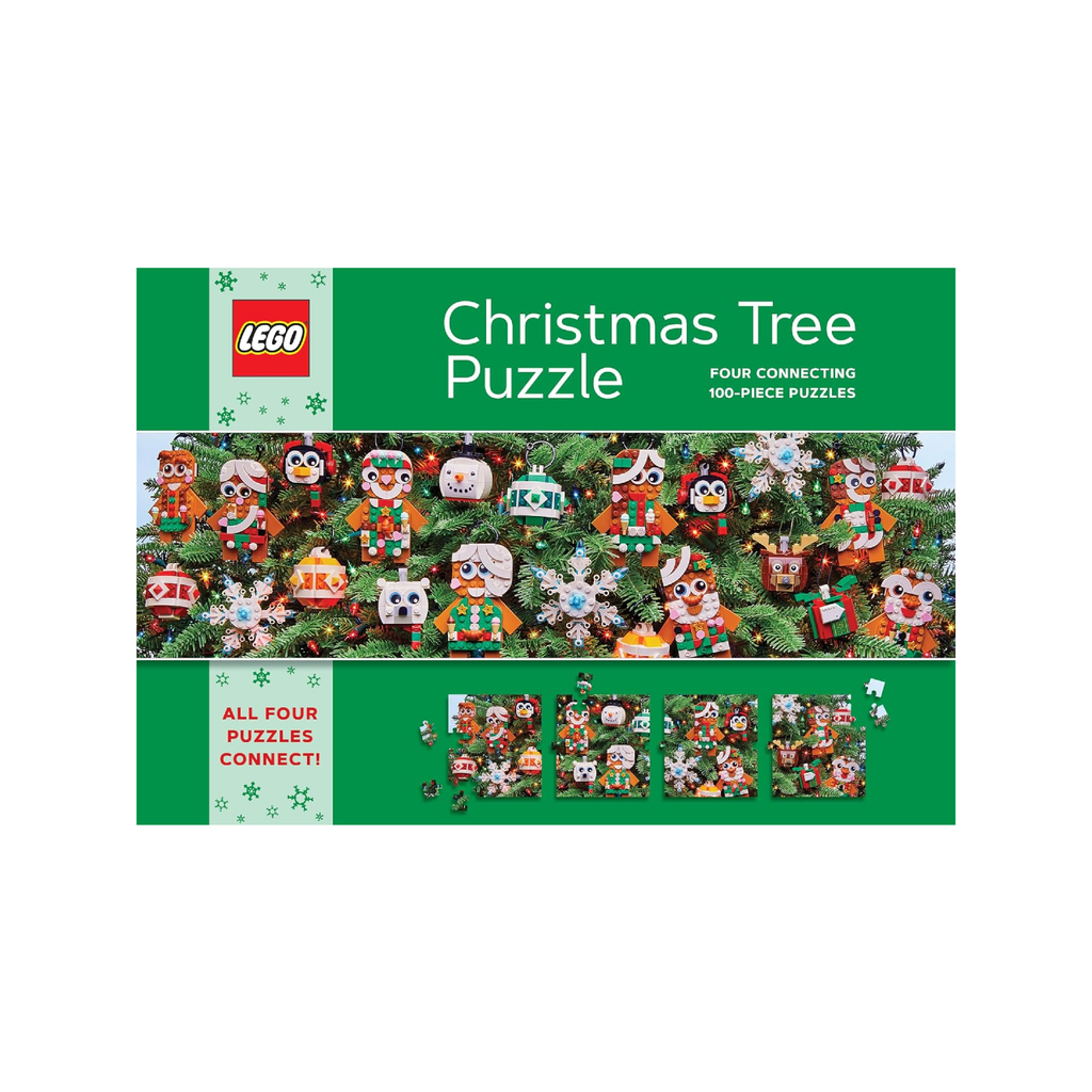 Lego Christmas Tree 400 Piece Jigsaw Puzzle Chronicle Books Toys & Games - Puzzles & Games - Jigsaw Puzzles