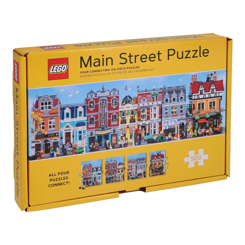 LEGO Main Street 500 Piece Jigsaw Puzzle Chronicle Books Toys & Games - Puzzles & Games - Jigsaw Puzzles
