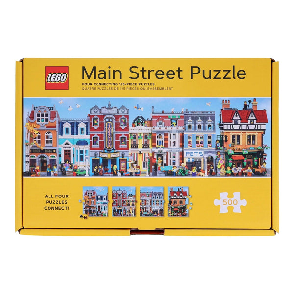 LEGO Main Street 500 Piece Jigsaw Puzzle Chronicle Books Toys & Games - Puzzles & Games - Jigsaw Puzzles