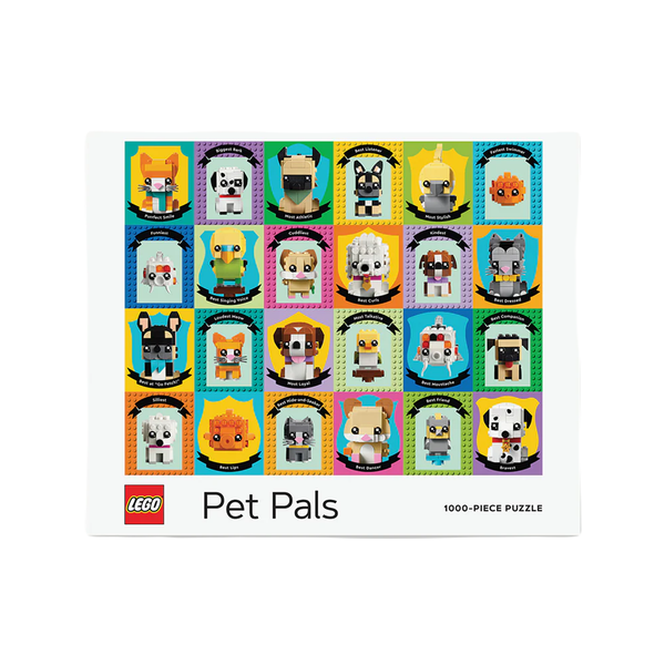 Lego Pet Pals 1000 Piece Jigsaw Puzzle Chronicle Books Toys & Games - Puzzles & Games - Jigsaw Puzzles