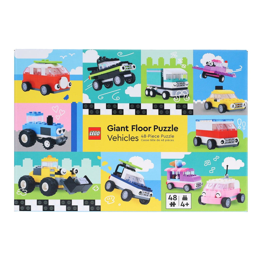 LEGO Vehicles Giant Floor 48 Piece Jigsaw Puzzle Chronicle Books Toys & Games - Puzzles & Games - Jigsaw Puzzles
