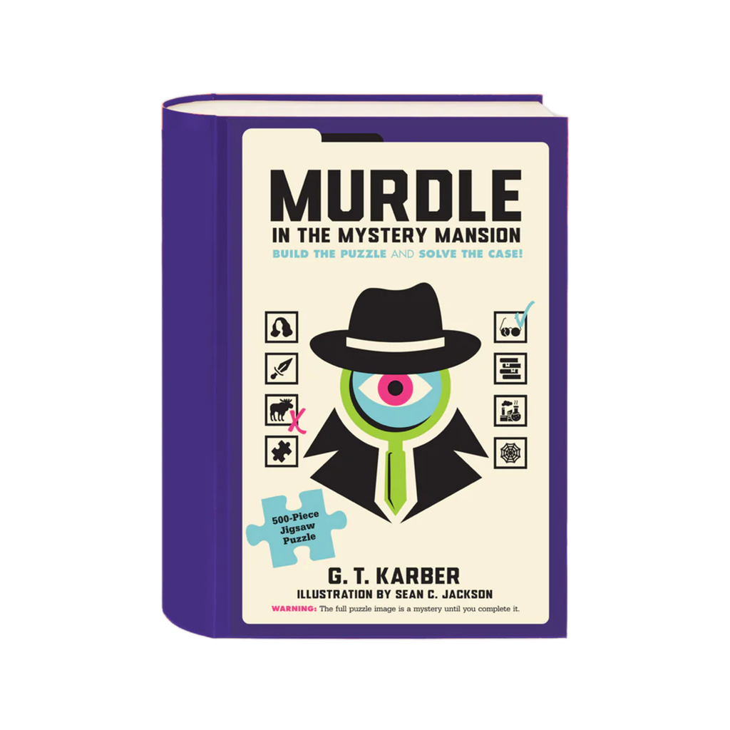 Murdle In The Mystery Mansion 500 Piece Jigsaw Puzzle Chronicle Books Toys & Games - Puzzles & Games - Jigsaw Puzzles