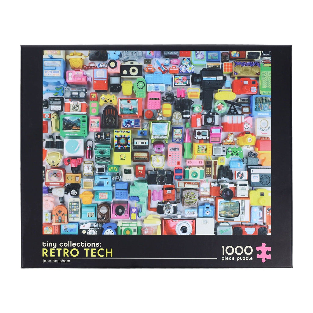 Tiny Collections Retro Tech 1000 Piece Jigsaw Puzzle Chronicle Books Toys & Games - Puzzles & Games - Jigsaw Puzzles