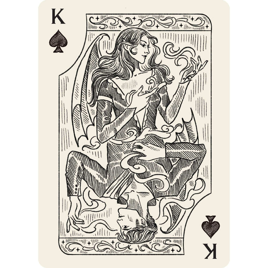 A Court of Thorns and Roses Official Playing Card Set (Night Court Inner Circle) Chronicle Books Toys & Games - Puzzles & Games - Playing Cards