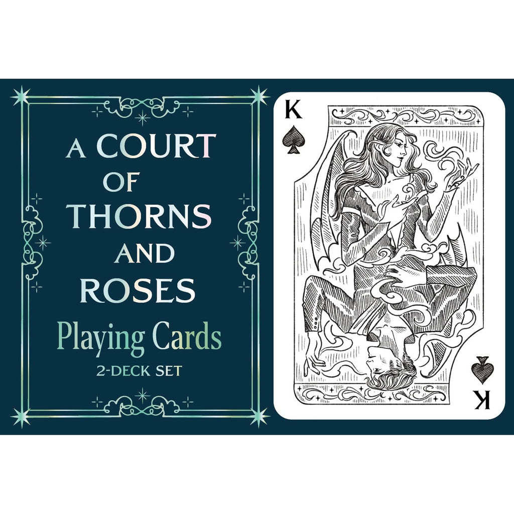 A Court of Thorns and Roses Official Playing Card Set (Night Court Inner Circle) Chronicle Books Toys & Games - Puzzles & Games - Playing Cards
