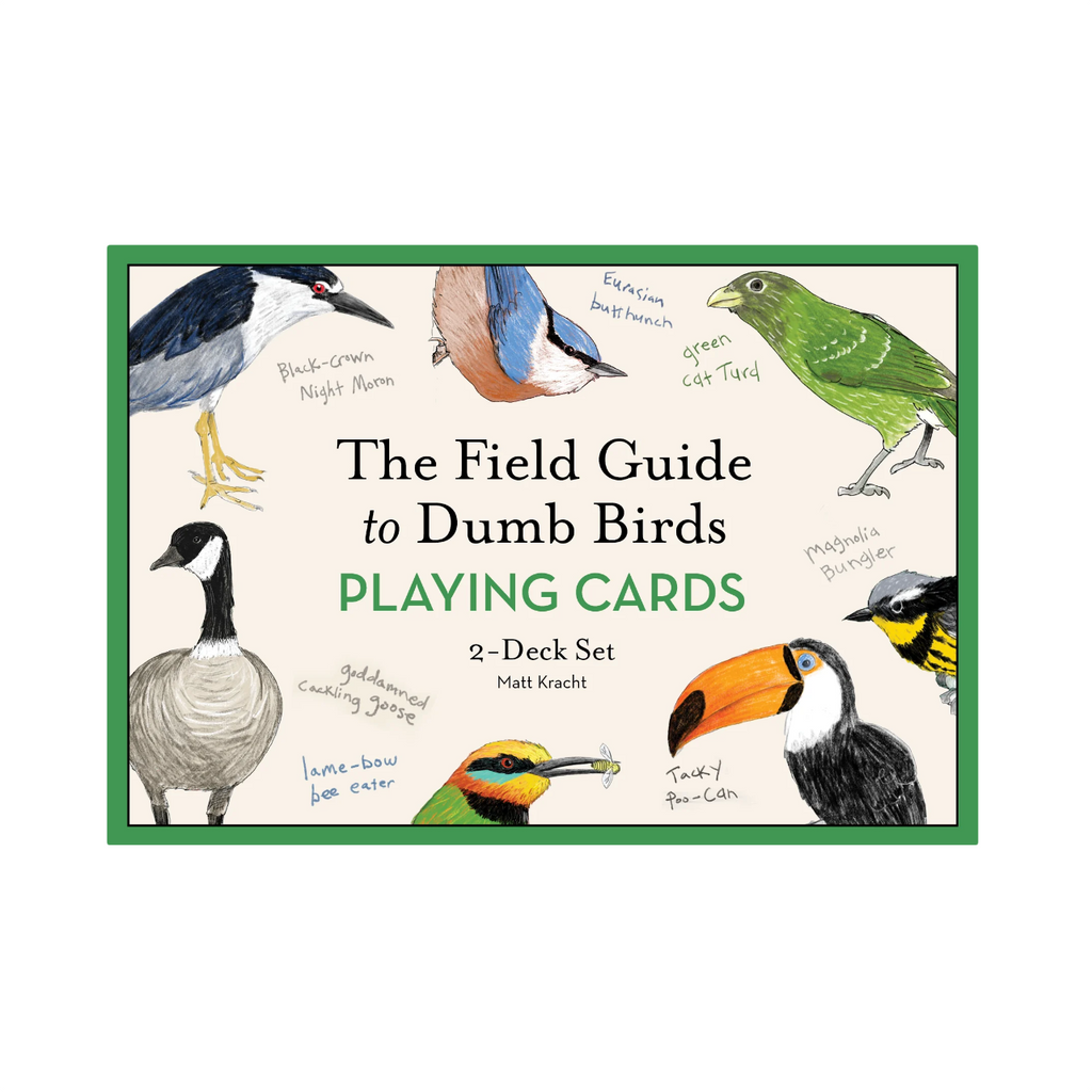 Field Guide to Dumb Birds Playing Cards Chronicle Books Toys & Games - Puzzles & Games - Playing Cards