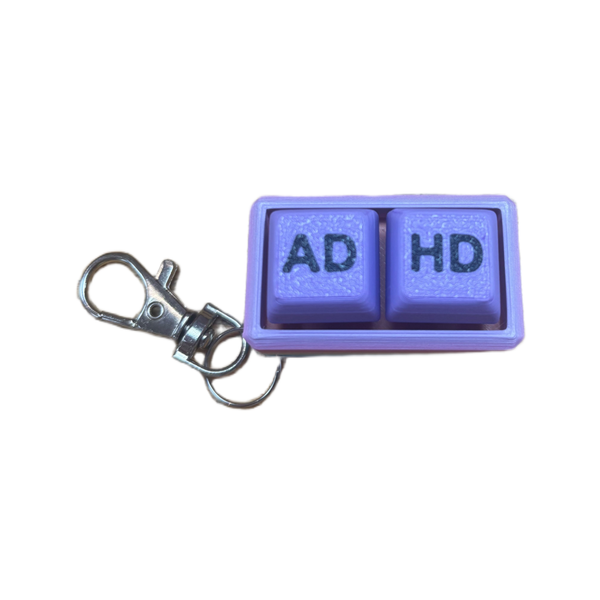 ADHD Computer Keyboard Fidget Toy Keychain Citizen Ruth Apparel & Accessories - Keychains