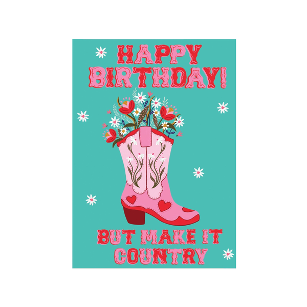 Make It Country Birthday Card Citizen Ruth Cards - Birthday