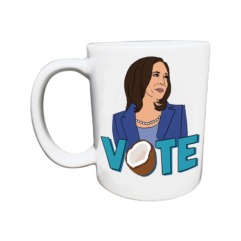 Kamala Coconut Vote Mug Citizen Ruth Home - Mugs & Glasses