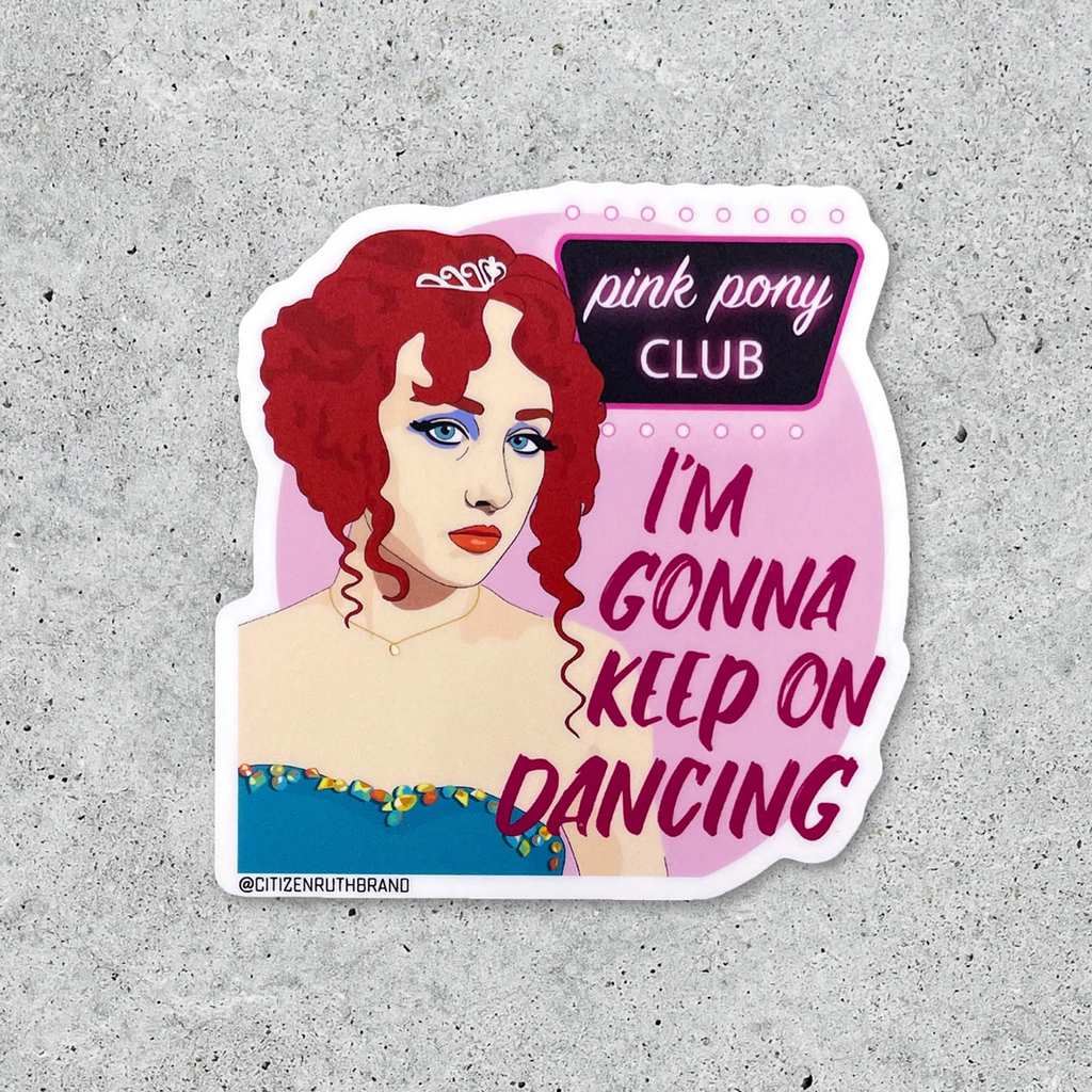 Chappell Roan Pink Pony Club Sticker Citizen Ruth Impulse - Decorative Stickers