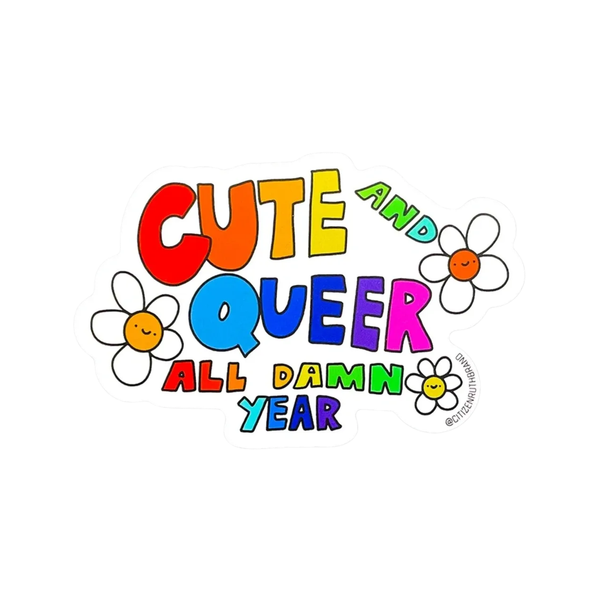 Cute And Queer Sticker Citizen Ruth Impulse - Decorative Stickers