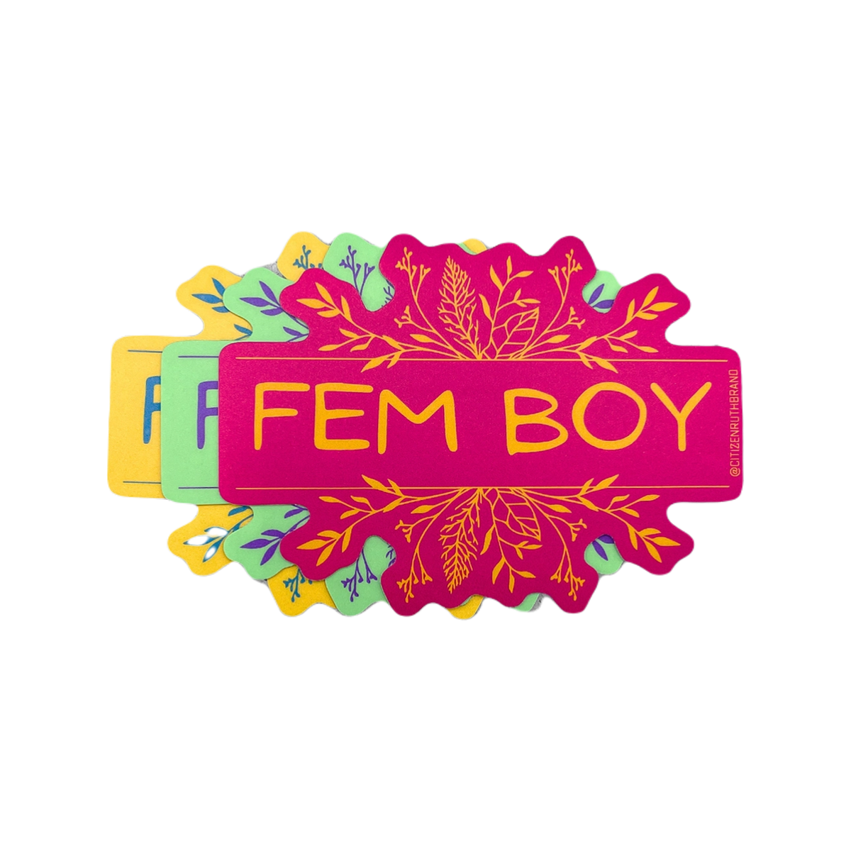 Fem Boy Sticker Urban General Store 5695