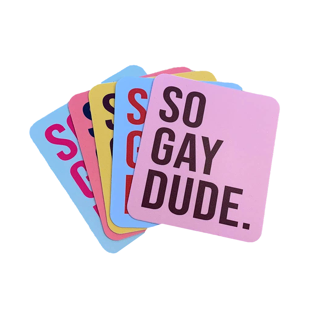 So Gay Dude Sticker Citizen Ruth Impulse - Decorative Stickers
