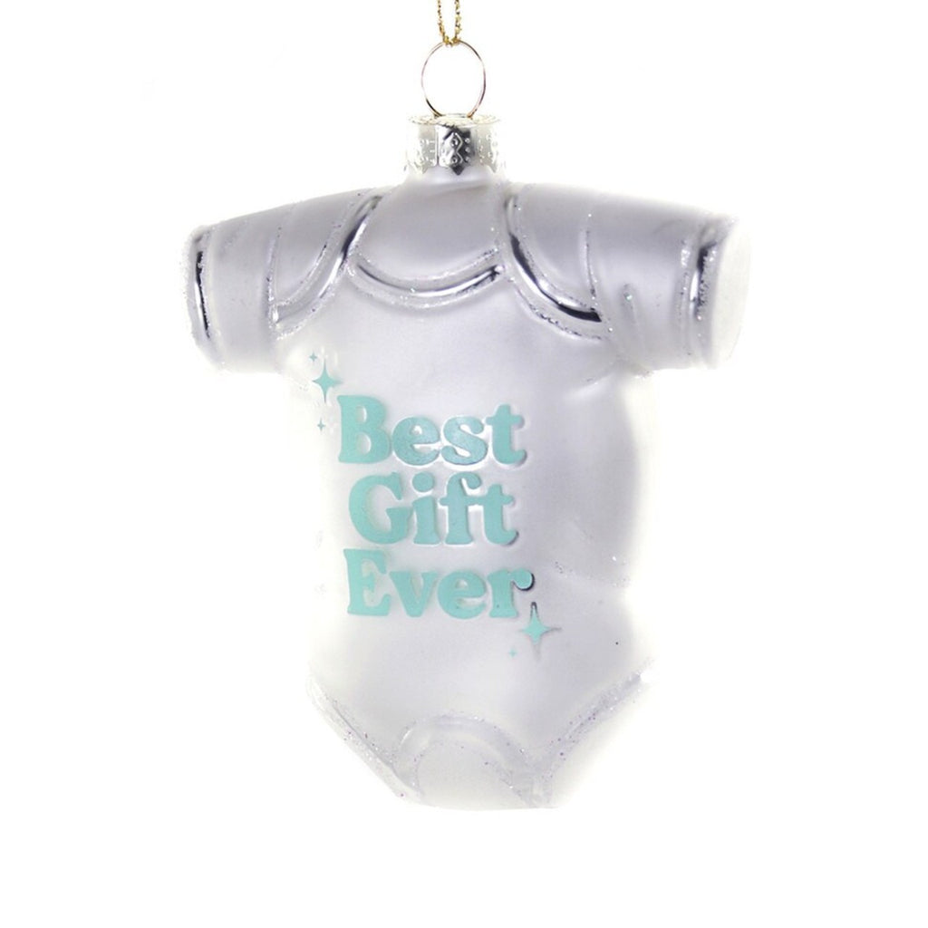 Best Gift Ever White Ornament Cody Foster & Co Holiday - Ornaments
