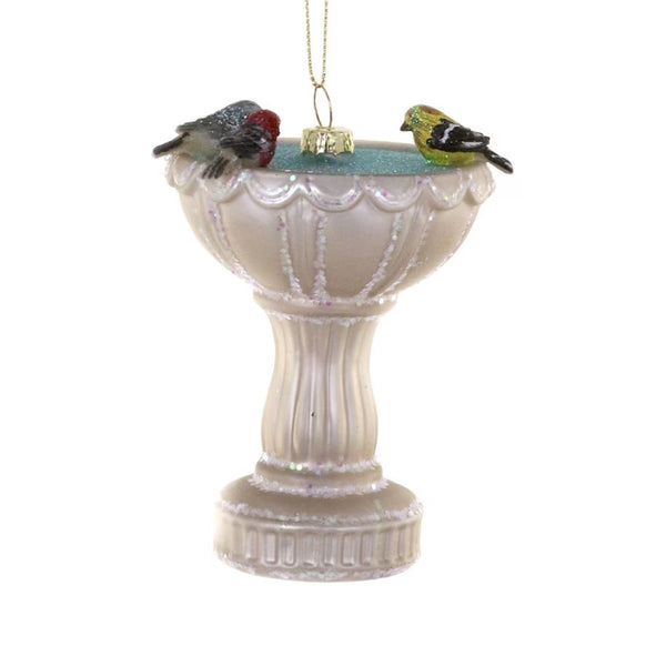 Bird Bath Ornament Cody Foster & Co Holiday - Ornaments
