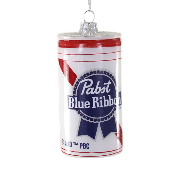 Blue Ribbon Beer Can Ornament Cody Foster & Co Holiday - Ornaments