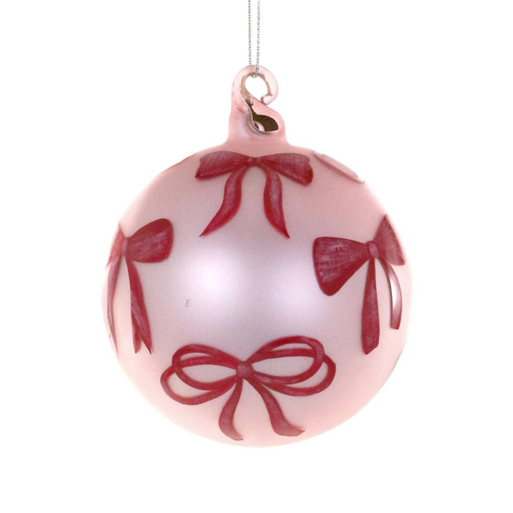 Bow Bauble Pink Ornament Cody Foster & Co Holiday - Ornaments