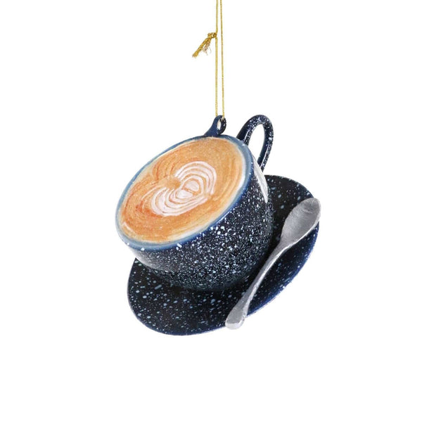 Cafe Au Lait Blue Ornament Cody Foster & Co Holiday - Ornaments