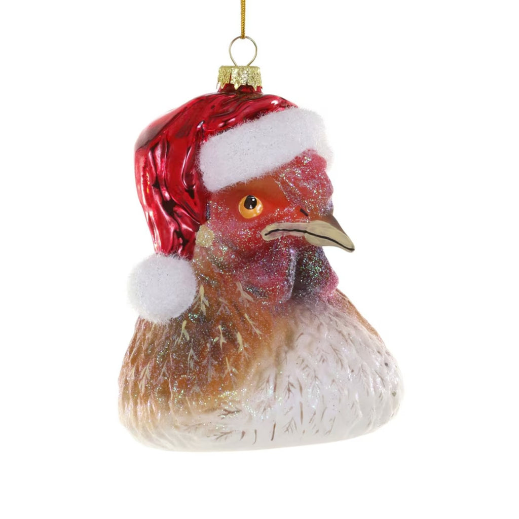 Chicken Claus Ornament Cody Foster & Co Holiday - Ornaments