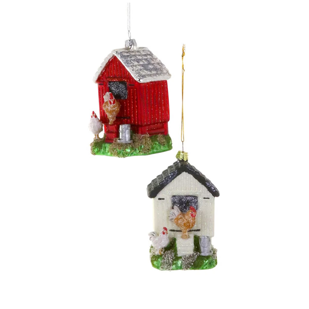 Chicken Coop Ornaments Cody Foster & Co Holiday - Ornaments