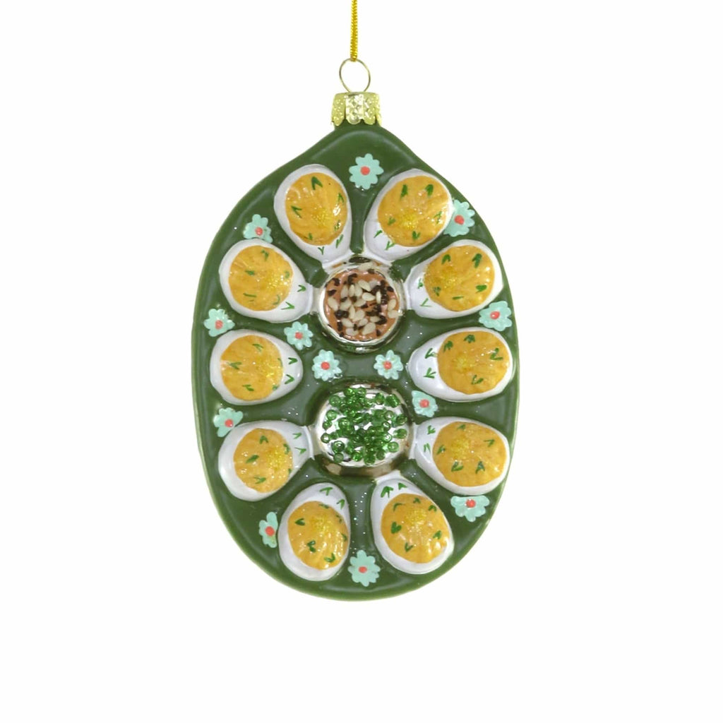 Classic Deviled Egg Ornament Cody Foster & Co Holiday - Ornaments
