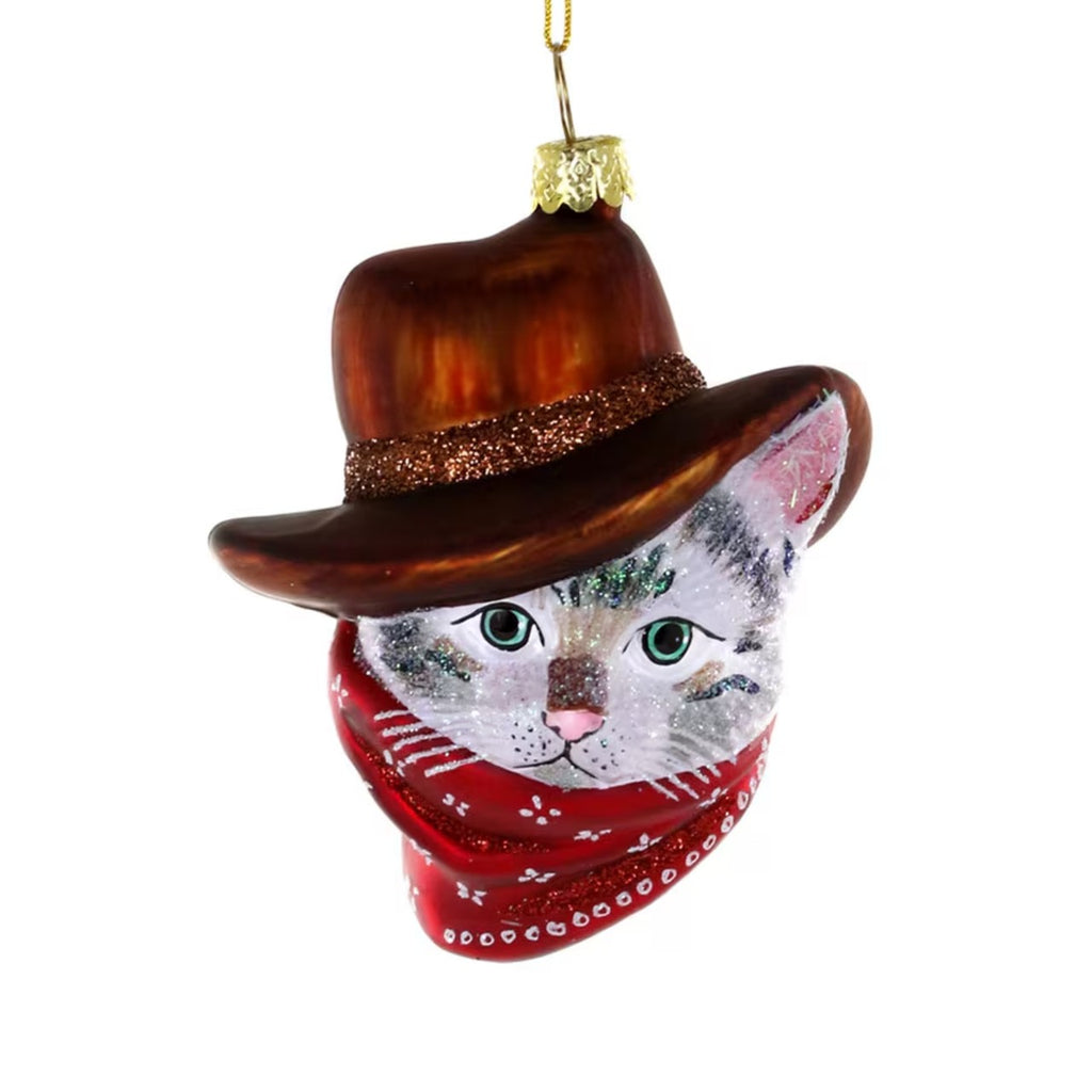 Cowboy Kitty Ornament Cody Foster & Co Holiday - Ornaments