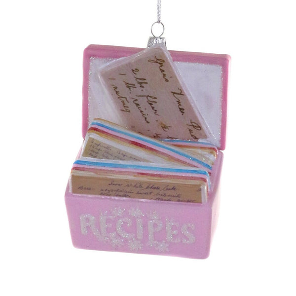 Favorite Recipes Pink Ornament Cody Foster & Co Holiday - Ornaments