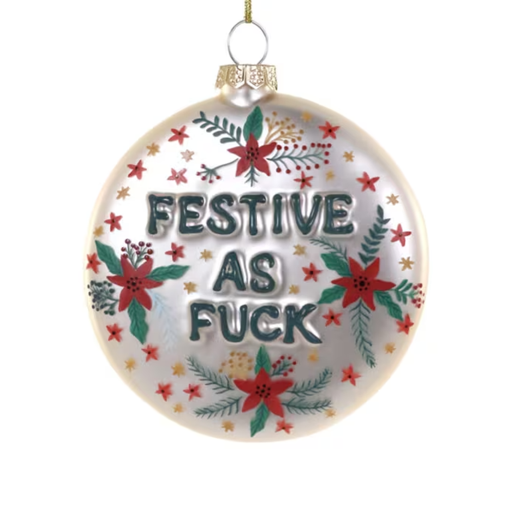 Festive AF Ornament Cody Foster & Co Holiday - Ornaments