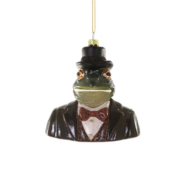 Frog Gent Ornament Cody Foster & Co Holiday - Ornaments