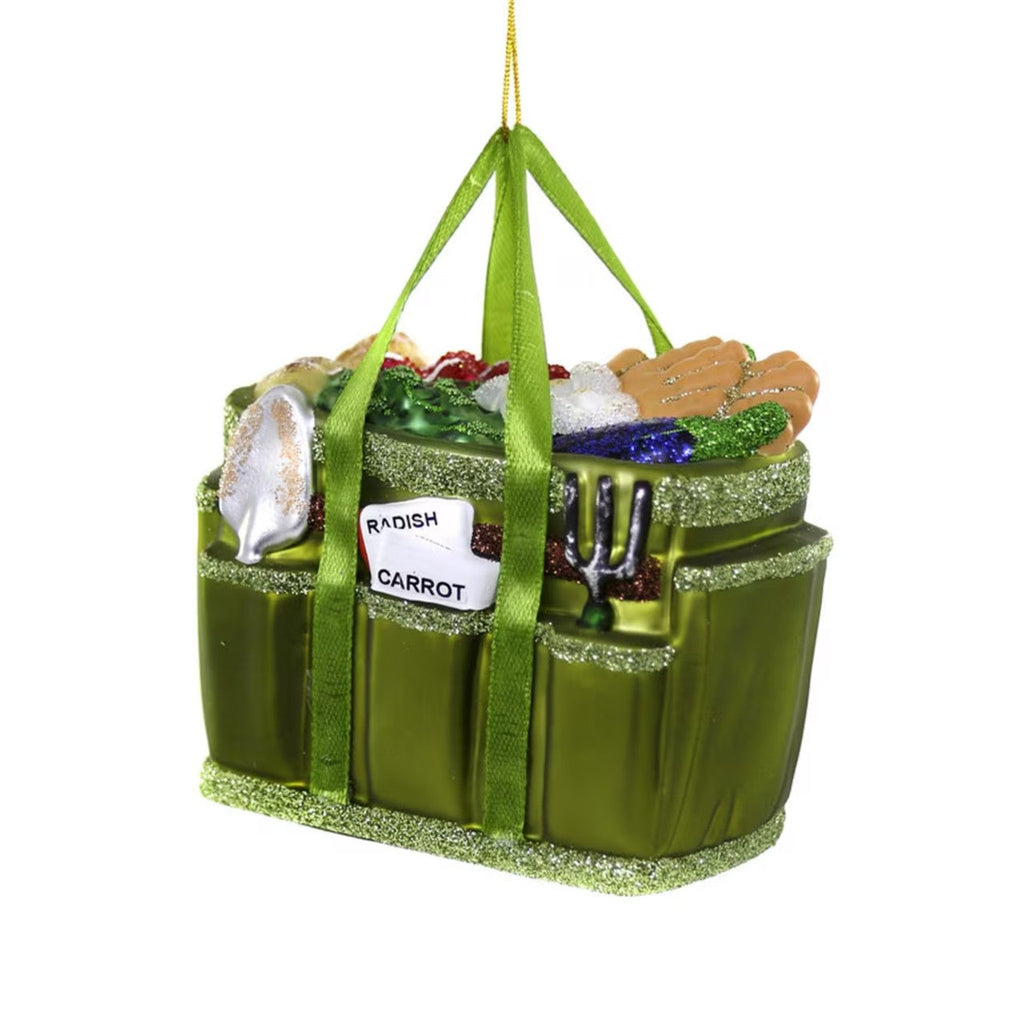 Gardener's Tote Ornament Cody Foster & Co Holiday - Ornaments