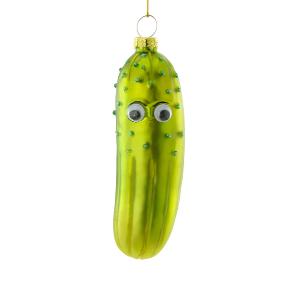 Googly Eye Pickle Ornament Cody Foster & Co Holiday - Ornaments