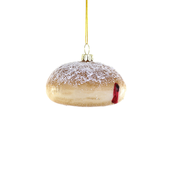 Jelly Filled Powdered Donut Cody Foster & Co Holiday - Ornaments