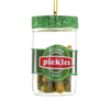 Kosher Dill Pickles Glass Ornament Cody Foster & Co Holiday - Ornaments