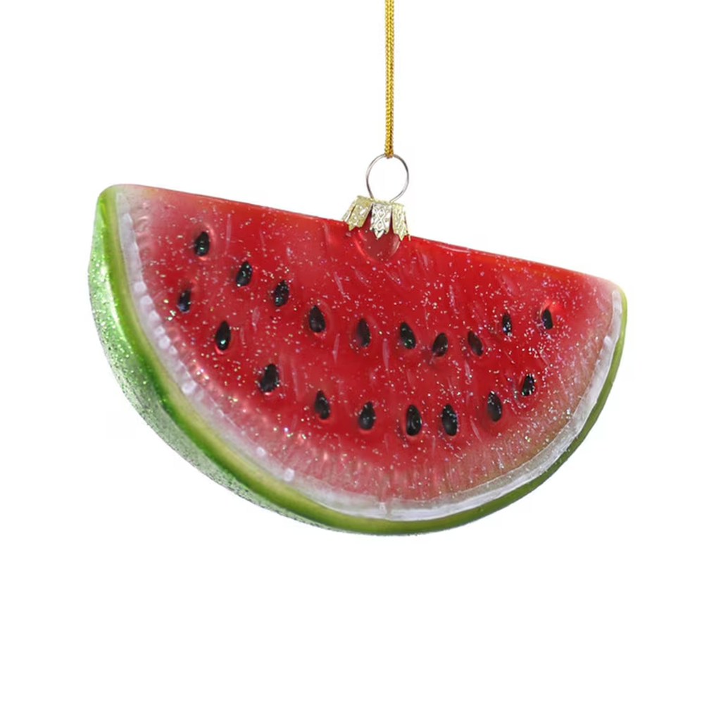 Picnic Watermelon Ornament Cody Foster & Co Holiday - Ornaments