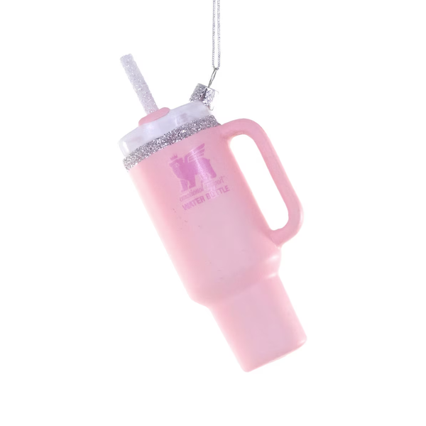 Pink Beverage Tumbler Ornament Cody Foster & Co Holiday - Ornaments