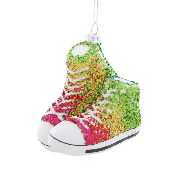 Rainbow Sneaker Ornament Cody Foster & Co Holiday - Ornaments