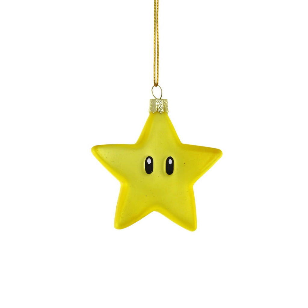 Smiling Yellow Star Ornament Cody Foster & Co Holiday - Ornaments