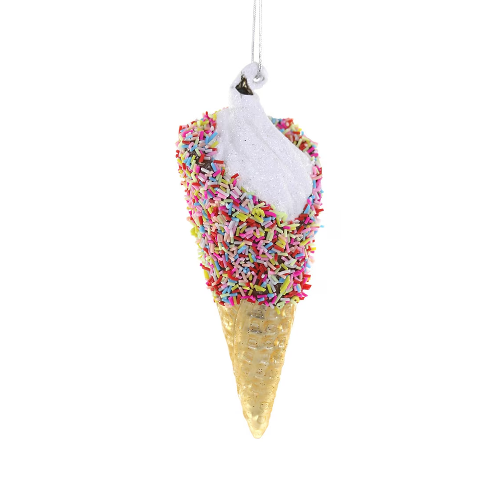 Sprinkles On Ice Cream Ornament Cody Foster & Co Holiday - Ornaments