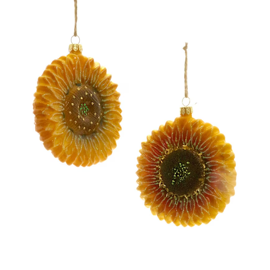 Sunflower Ornament Cody Foster & Co Holiday - Ornaments