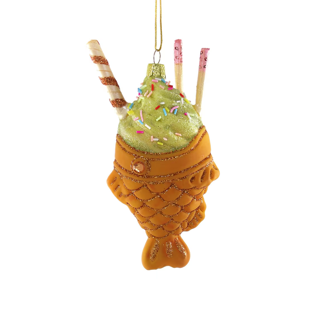 Taiyaki Ice Cream Ornament Cody Foster & Co Holiday - Ornaments