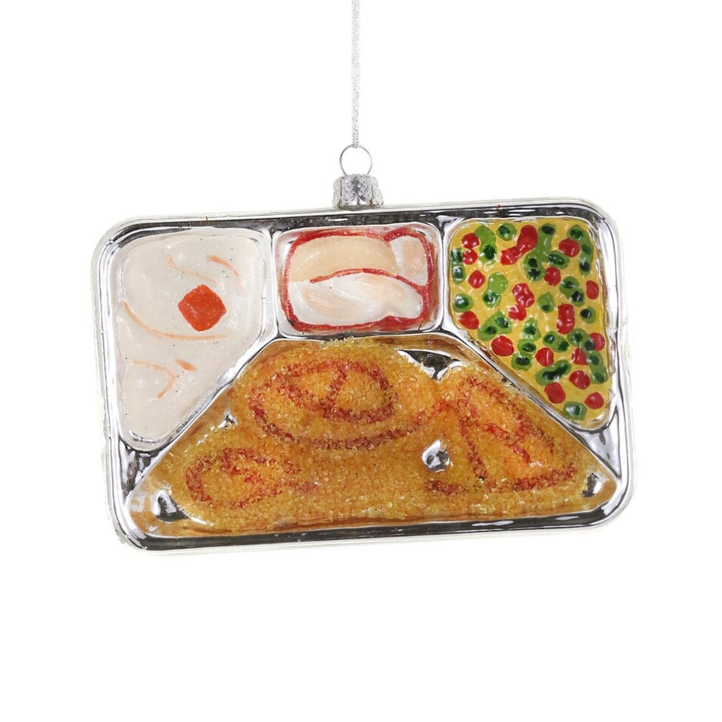 TV Dinner Fried Chicken Ornament Cody Foster & Co Holiday - Ornaments