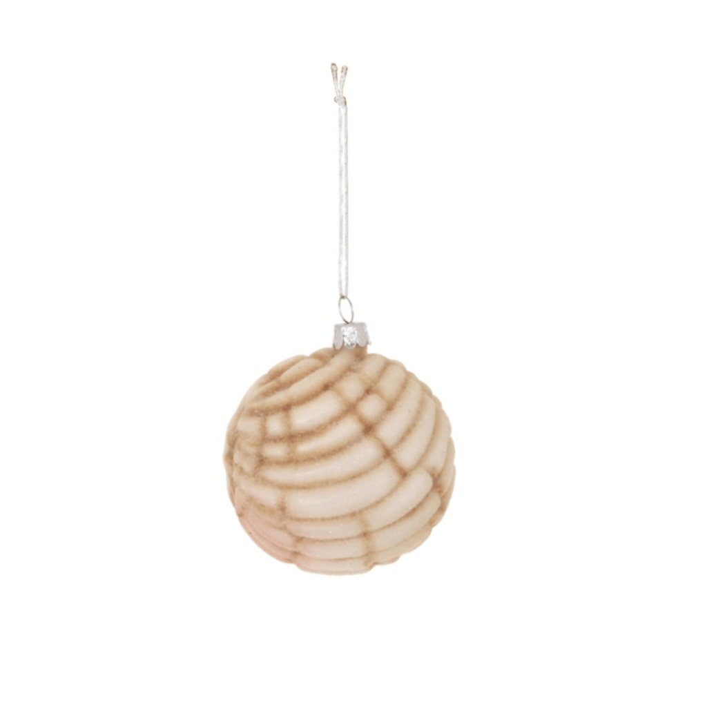 White Concha Ornament Cody Foster & Co Holiday - Ornaments