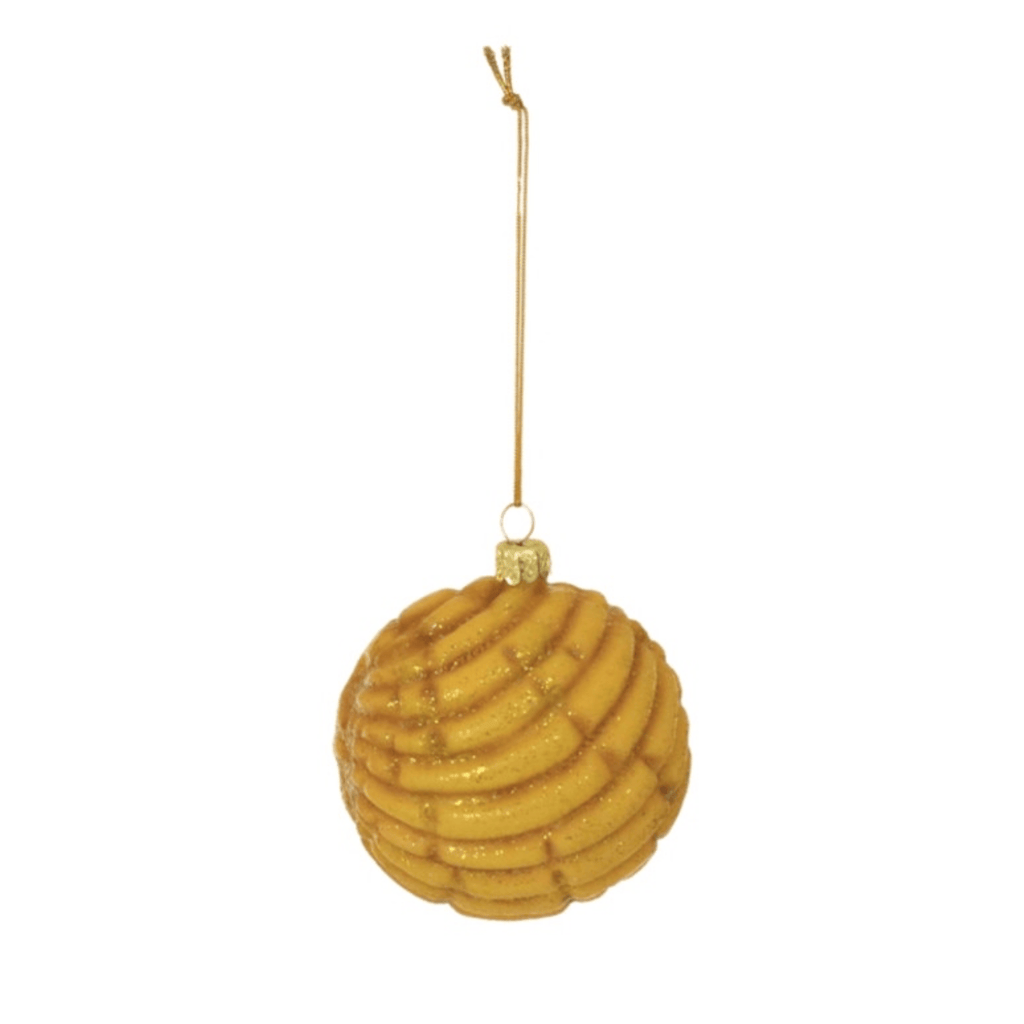 Yellow Concha Ornament Cody Foster & Co Holiday - Ornaments