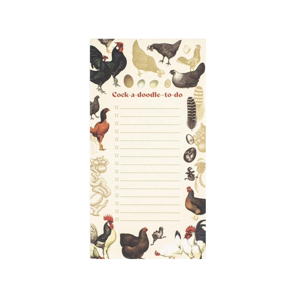 Chickens List Notepad Cognitive Surplus Books - Blank Notebooks & Journals - Notepads