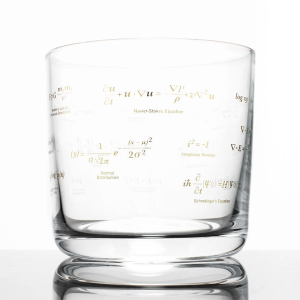 Equations That Changed The World Whiskey Glass Cognitive Surplus Home - Mugs & Glasses - Whiskey & Cocktail Glasses