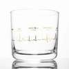 Heartbeat Whiskey Glass Cognitive Surplus Home - Mugs & Glasses - Whiskey & Cocktail Glasses